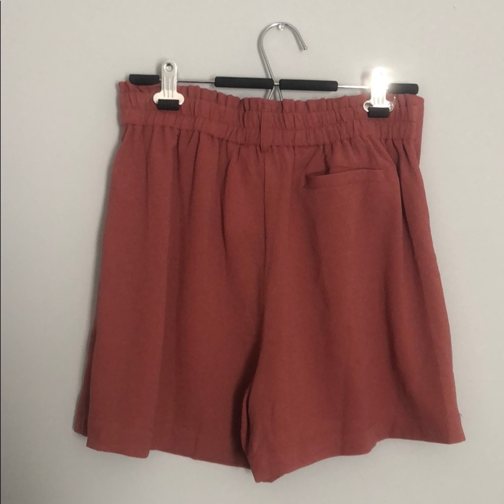 Rust colored adorable high waisted skort - Picture 2 of 2